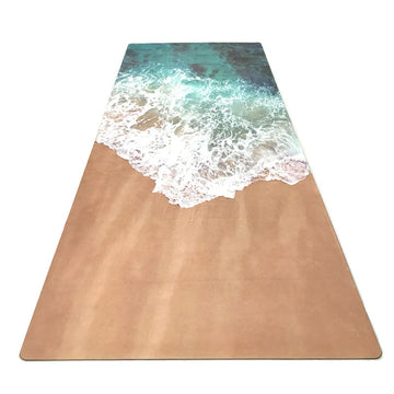 Printed rubber yoga mat