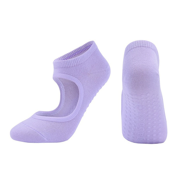 Women High Quality Pilates Socks Anti-Slip - fordoyoga