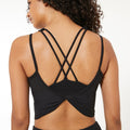 NWT 2020 Ribbed Fabric Backless Fitness Gym Sport Crop Tops