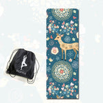Natural Rubber Suede Yoga Mat - fordoyoga