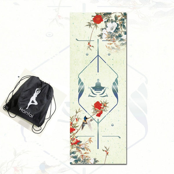 Natural Rubber Suede Yoga Mat - fordoyoga