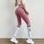 Striped Alphabet Woman Seamless Legging Yoga Pants - fordoyoga